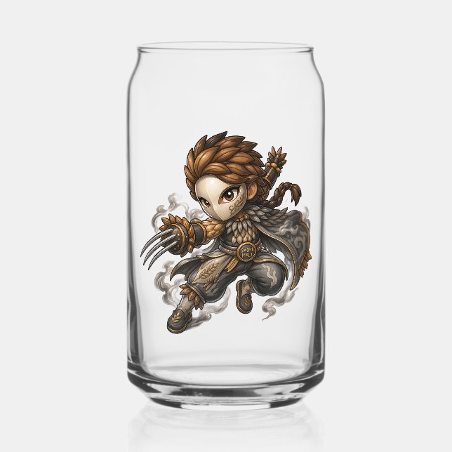 Canette Verre de Can Malt Fumé Brew Fighter (Recto)
