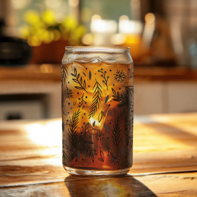 Canette Verre de canne botanique d'hiver (Créateur téléchargé)