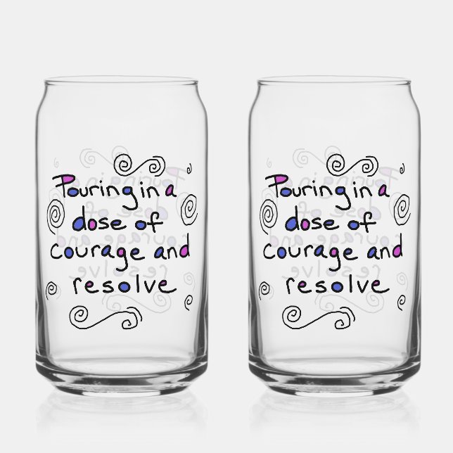 Canette Verre de dose de courage (Recto)