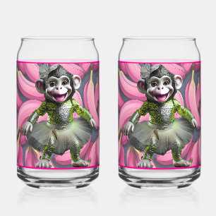 Canette Verre de soda singe en céramique