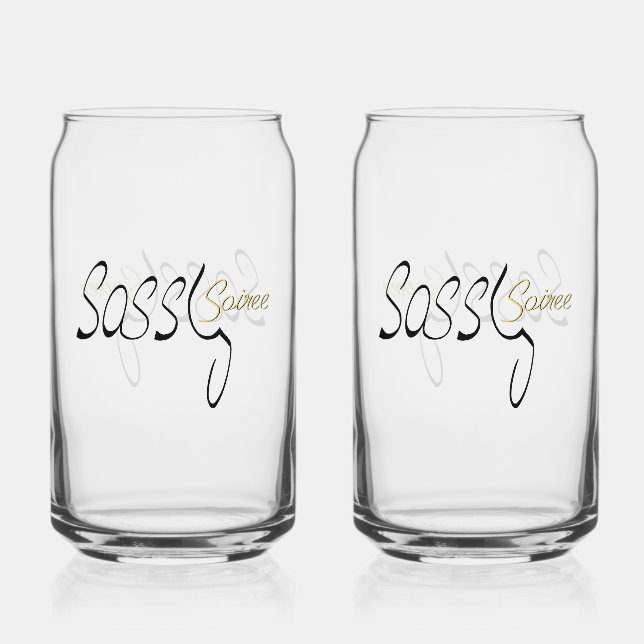 Canette Verre de Soirée Sassy (Recto)