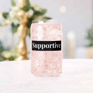 Canette Verre de vibrations positives