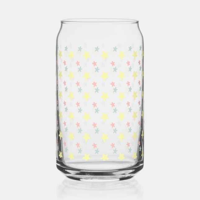 Canette Verre en Can avec Impression d'Étoile Pastel | Éto (Droite)
