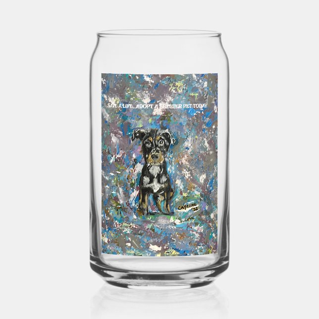 Canette Verre en canware imprimé (Recto)