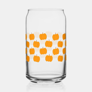 Canette Verre en forme de citrouille d'Halloween pour bois