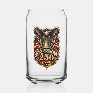 Canette VERRE FREEDOM 250 Liberty Eagle Double Face