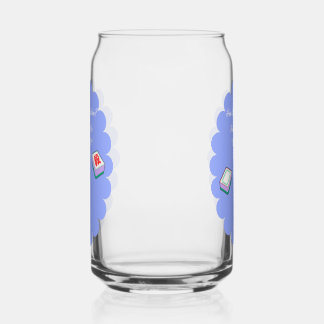 Canette Verre Mahjong pour amis