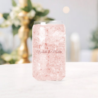 Canette Verre Mariage d'automne rouge Bourgogne