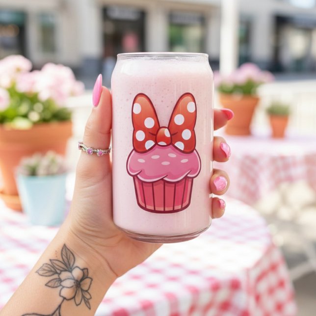 Canette Verre pouvant contenir un cupcake (Créateur téléchargé)