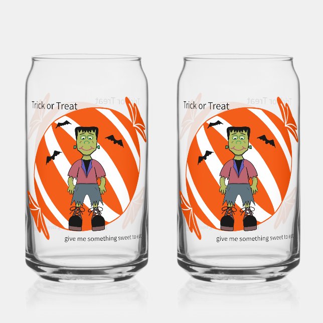 Canette Verre Soda Halloween (Recto)