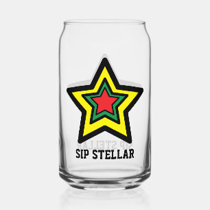 Canette Vibrant triple étoile SIP STELLAR Verre