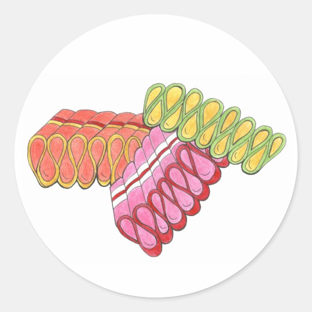 Canettes à bonbons de Noël Stickers de vacances (Devant)