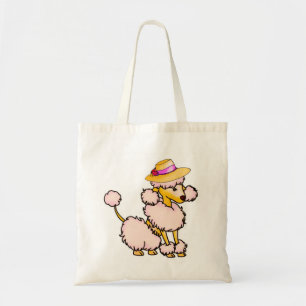 Caniche dans un sac à chapeau
