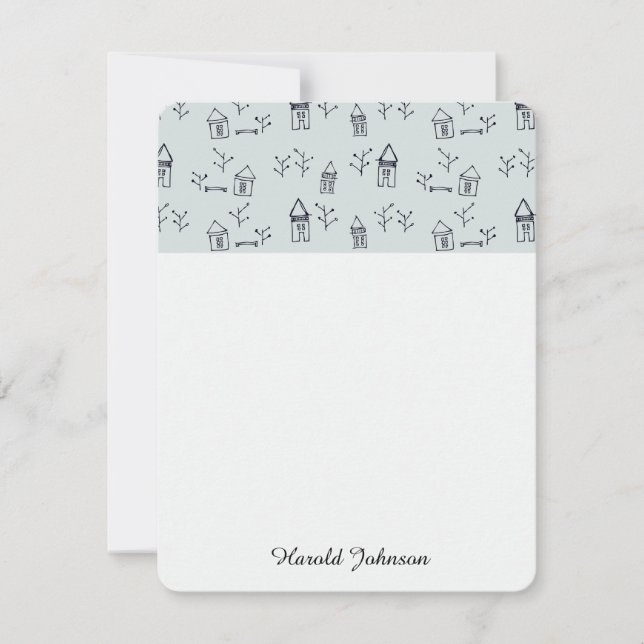 caniche & maisons (Devant)