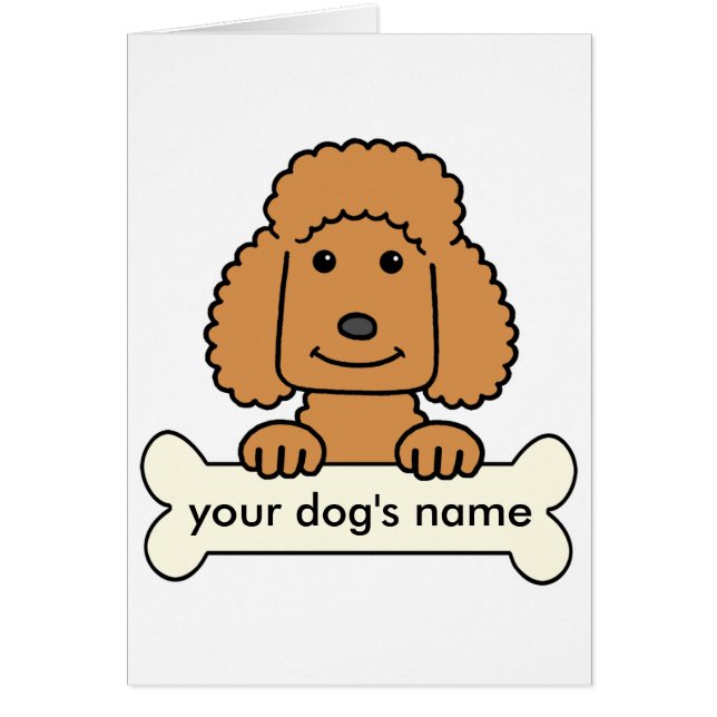 Caniche personnalisé (Devant)