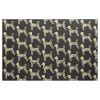 Caniches de tissu de coton faits sur commande