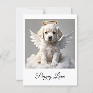 " CANINE CHERUB " CARTE POSTALE