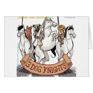 Canine Chivaly Drôle Carton