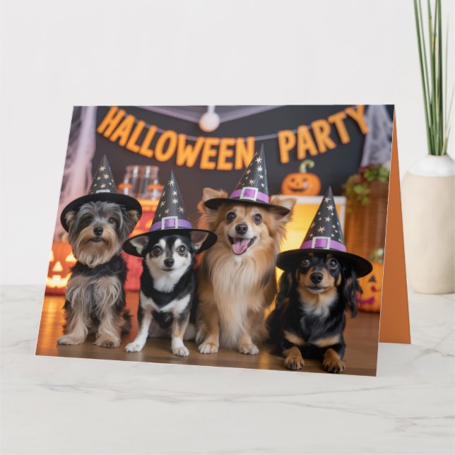Canine Halloween Party Invitation (Devant)