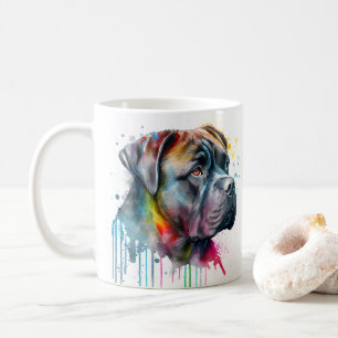 Canne colorée Corso Chien Animal de compagnie, Mug