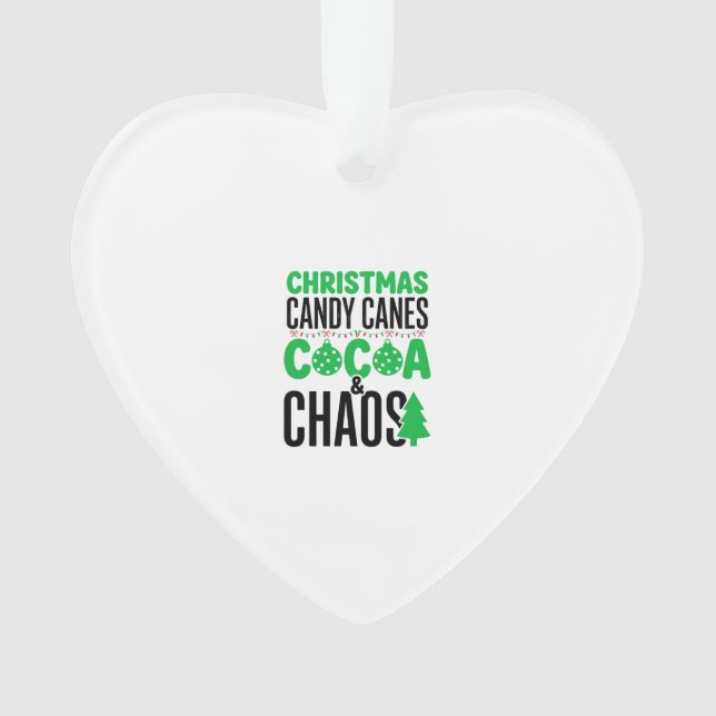 Canne de Noël au Cacao Chaos Design (devant)