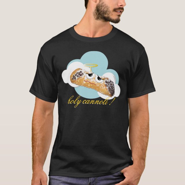 "cannoli saint !"  T-shirt humoristique de parodie (Devant)