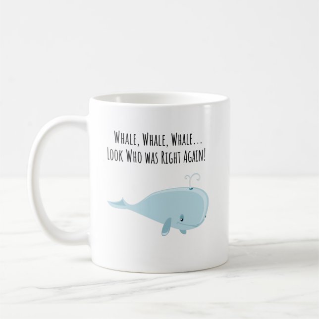 Canon de baleine - Mug - Mug sur mesure - Céramiqu (Gauche)