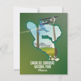 Canon del Sumidero, carte du Mexique