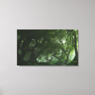 Canopy Creek (Été) Toile enveloppée