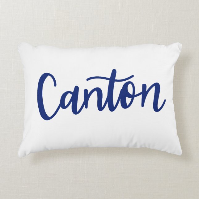 Canton Dainty Scripts Coussin (Devant)