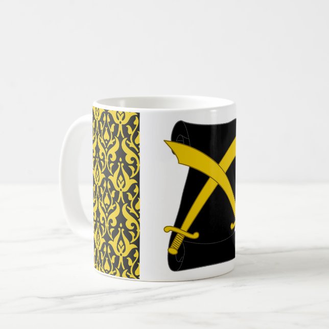 Canton de Tanwayour Populace Badge Café Mug (Devant gauche)