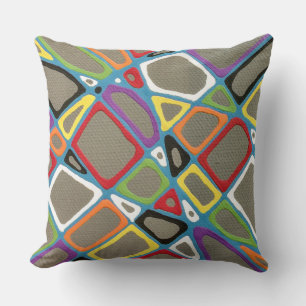 Canton Grey 20 x 20 Oreiller Poly Throw