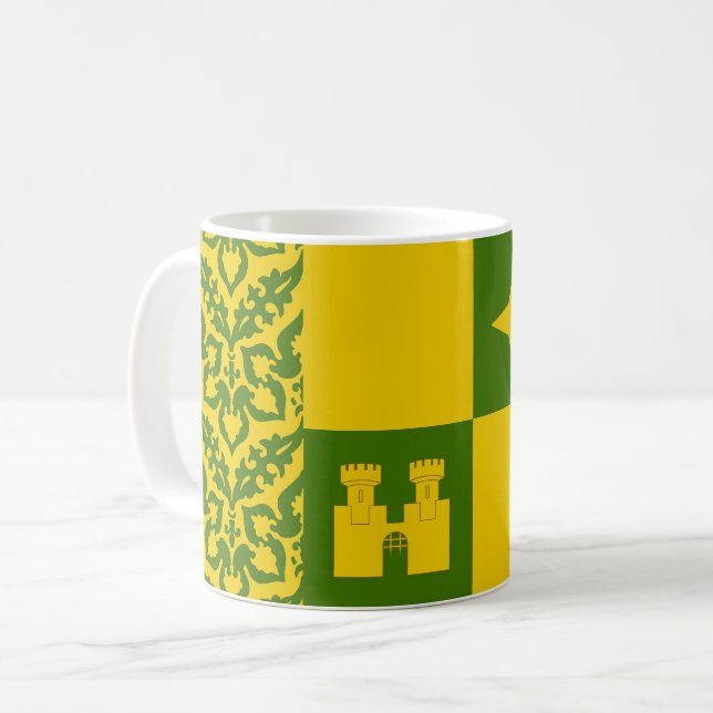 Canton of Castle North Populace Badge Coffee Mug (Devant gauche)