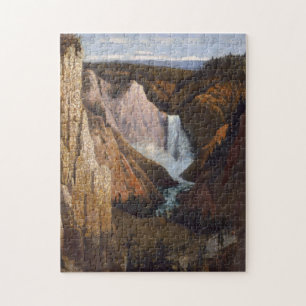 Canyon Cascade Nature Scene Puzzle Puzzle