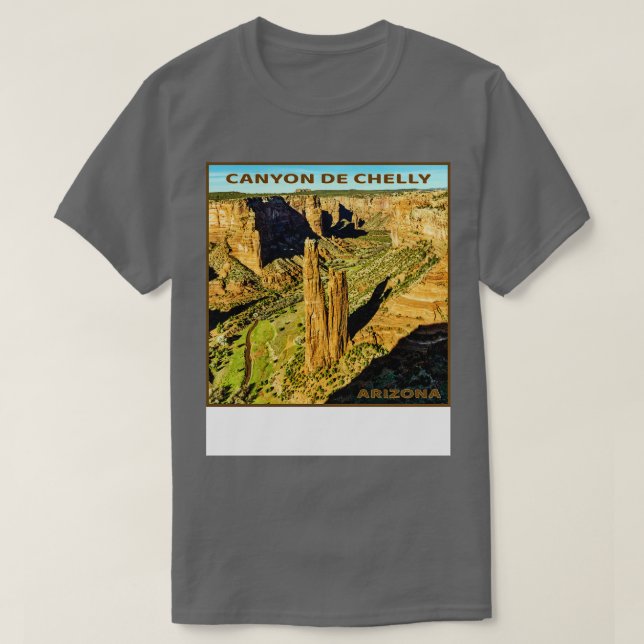 Canyon de Chelly Spider Rock TShirt (Design devant)