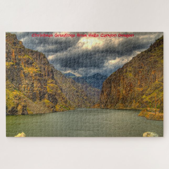 Canyon de l'Enfer Oregon. Puzzle (Horizontal)