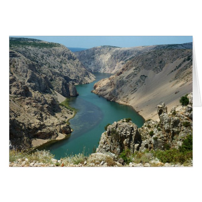Canyon de Zrmanja, Dalmatie, Croatie (Devant horizontal)
