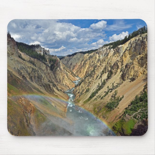 Canyon grand du tapis de souris de Yellowstone (Devant)