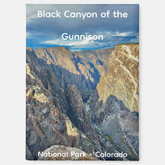 Canyon noir de Gunnison, CO aimant