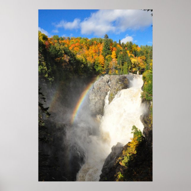 Canyon Sainte-Anne Cascade Arc en ciel Poster du Q (Devant)