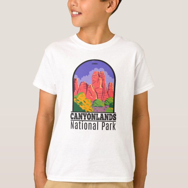 Canyonlands National Park Utah T-Shirt Vintage (Devant)