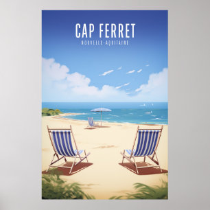 Cap Ferret - poster - Affiche