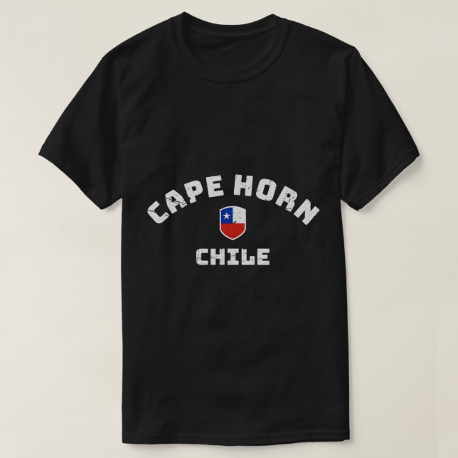 Cap Horn Chili, T-shirt Drapeau chilien (Design devant)
