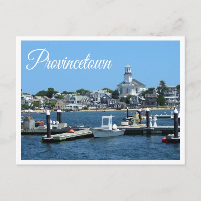 Cape Cod, Carte postale MA de Provincetown (Devant)