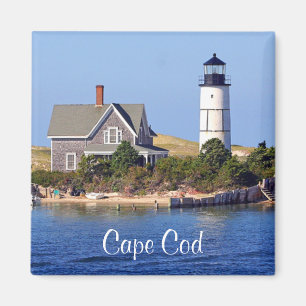 Cape Cod MA Sandy Neck Lighthouse Frigo Magnet