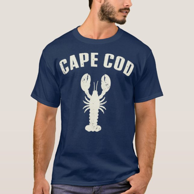 Cape Cod, MA T-shirt homard - Plage d'été classiqu (Devant)
