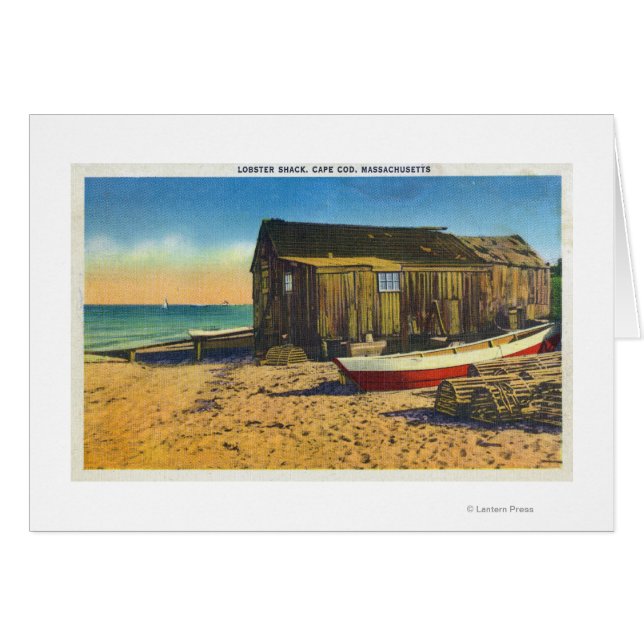 Cape Cod, MassachusettsVue d'une boutique de homar (Devant horizontal)