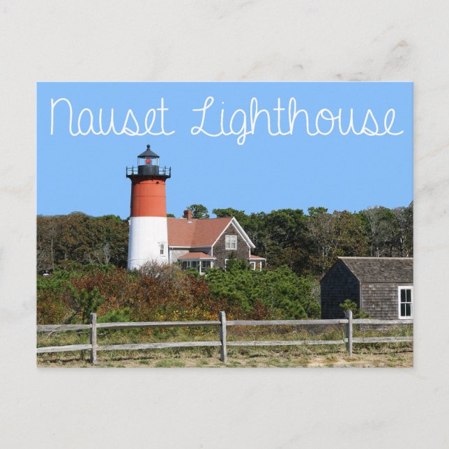 Cape Cod, phare de Nauset, Eastham, carte postale  (Devant)