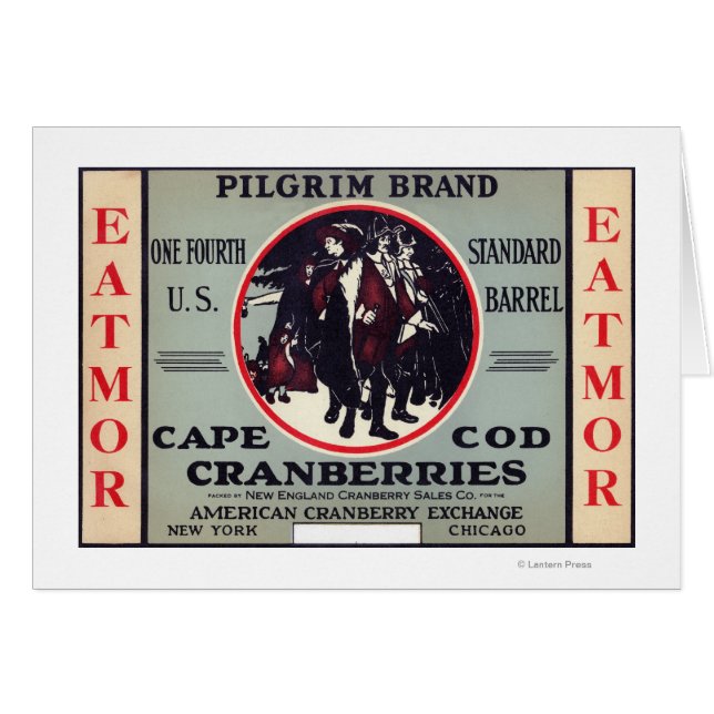 Cape Cod Pilgrim Eatmor Cranberries Marque (Devant horizontal)