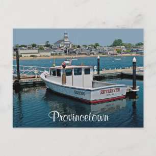 Cape Cod Provincetown Harbour, carte postale MA